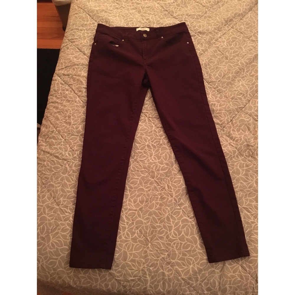 Burgandy Jeggings